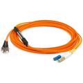 Add-On This Is A 1M Lc (Male) To St (Male) Orange Duplex Riser-Rated Fiber ADD-MODE-STLC6-1